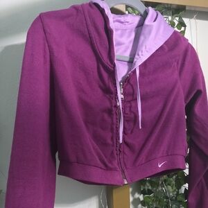 Nike Women's Reversible Plum Bomber Jacket